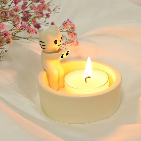 Purrlight Kitten Candle Holder