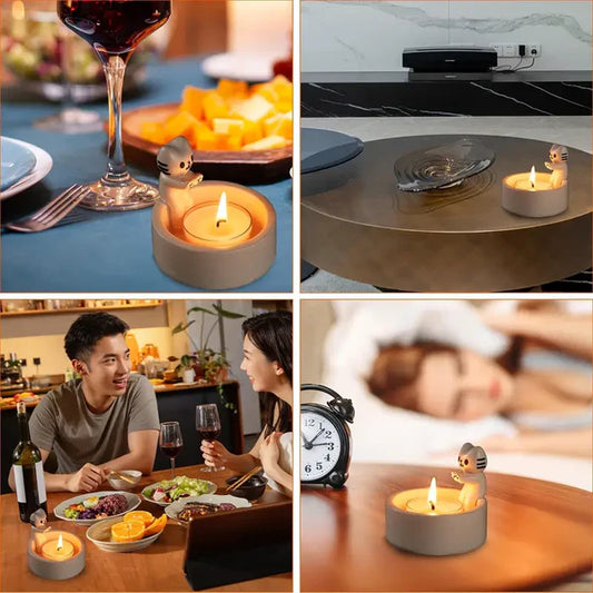 Purrlight Kitten Candle Holder