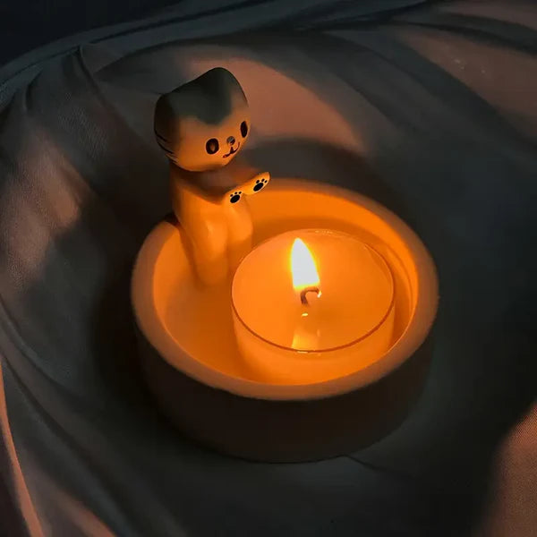 Purrlight Kitten Candle Holder