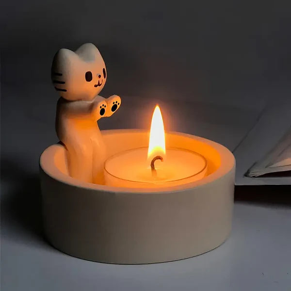 Purrlight Kitten Candle Holder