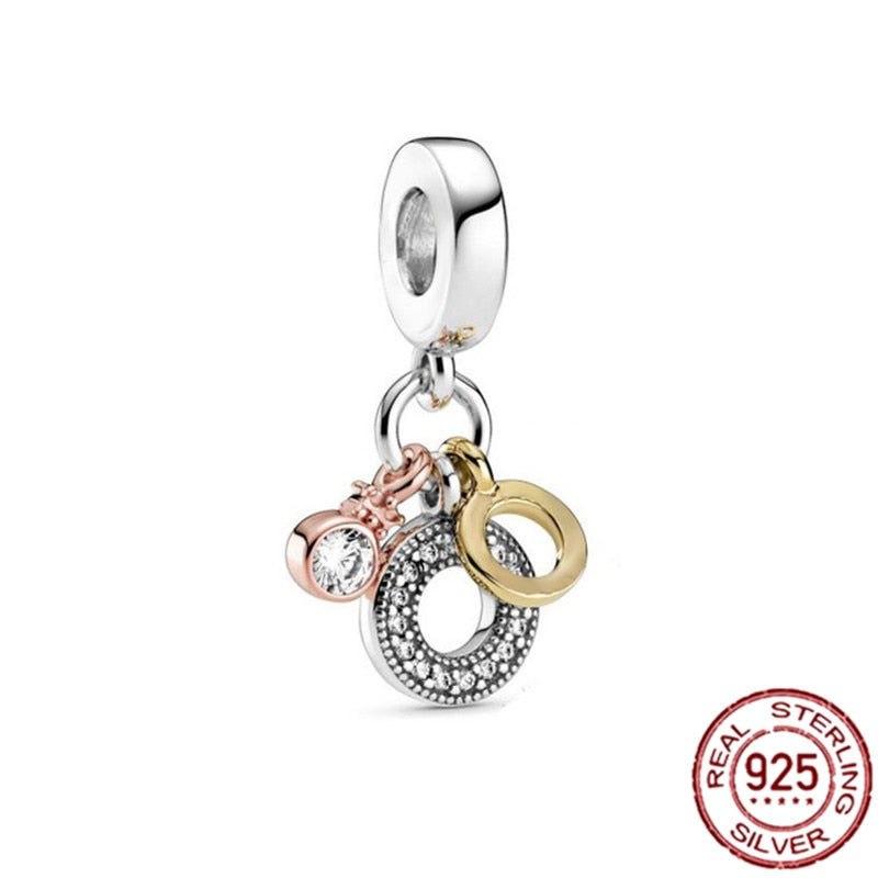 925 Sterling Silver Charms Bracelet