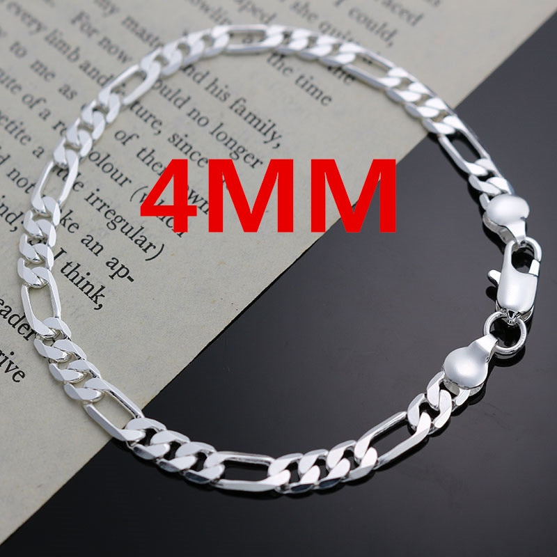 925 silver 4MM chain for men